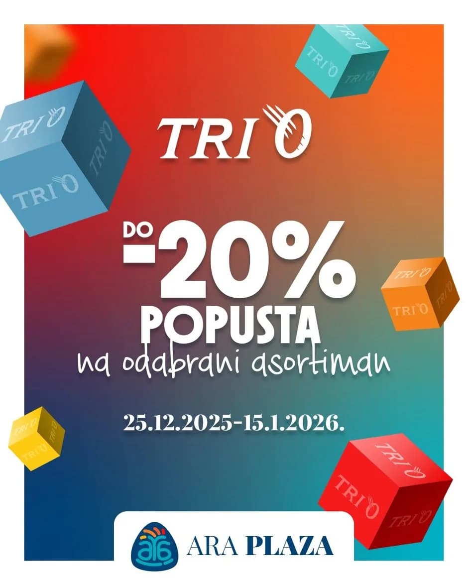 Specijalne cene i uštede povodom velikog otvaranja čekaju vas u Tri O prodavnici