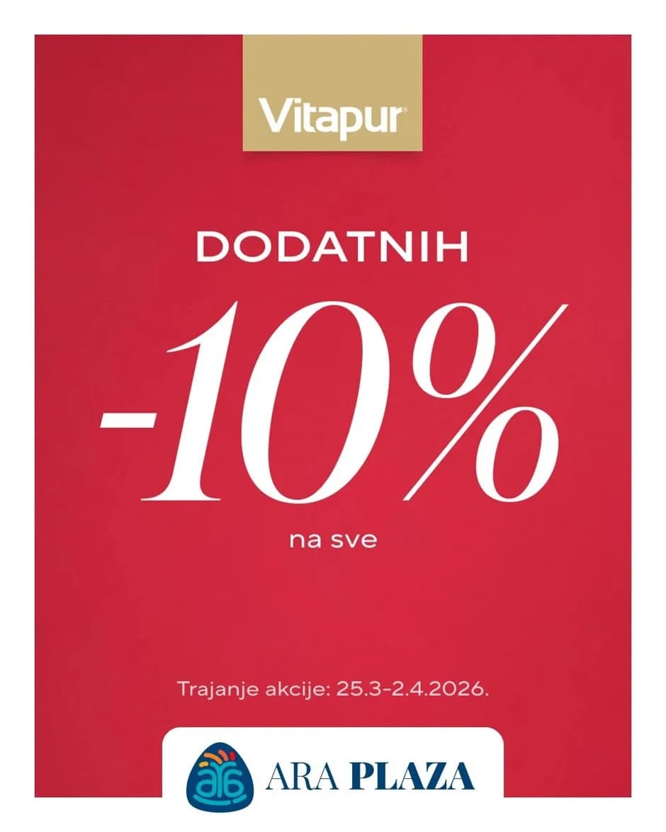 Na korak ste od potpune udobnosti doma, jer je Vitapur ponuda dodatno snižena