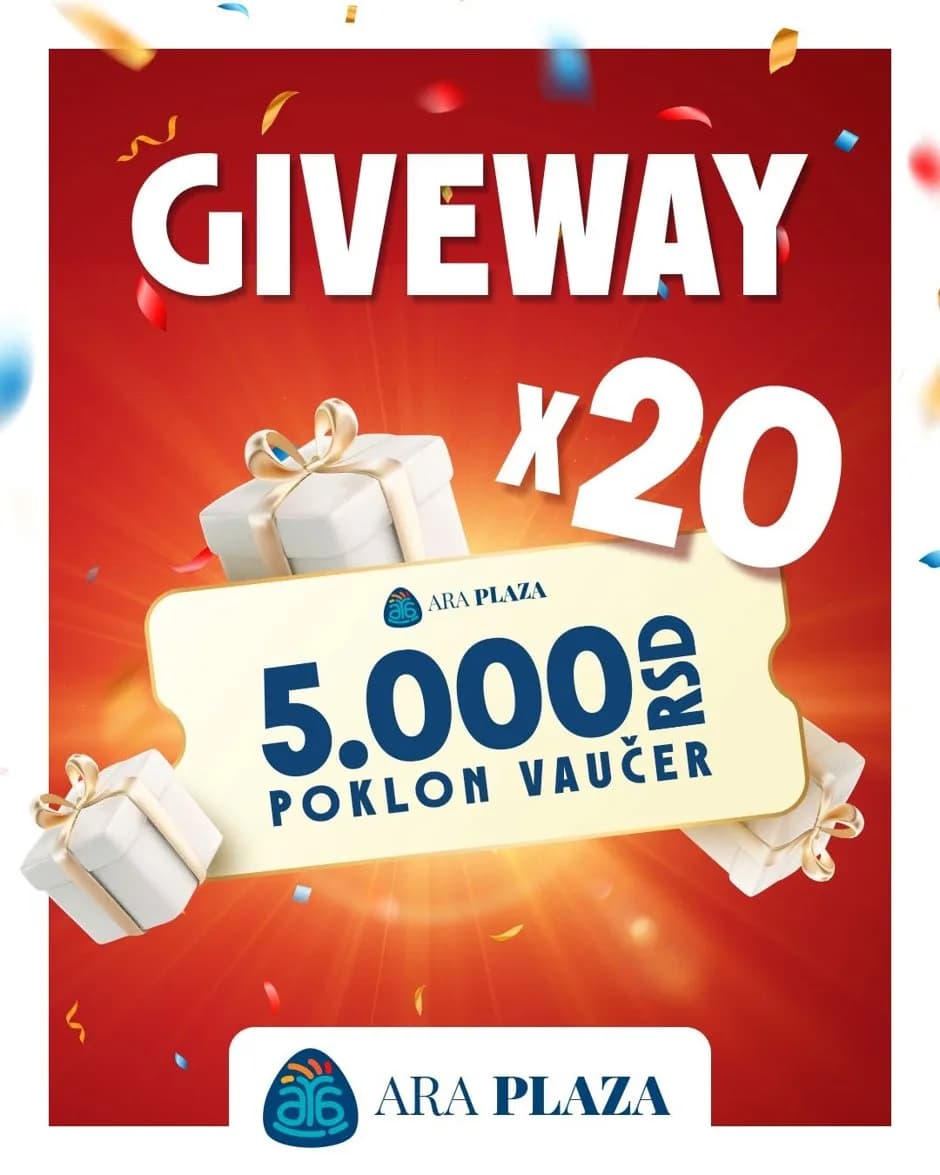 U Ara Plazi pokloni su nešto na šta uvek možete RAČUNati