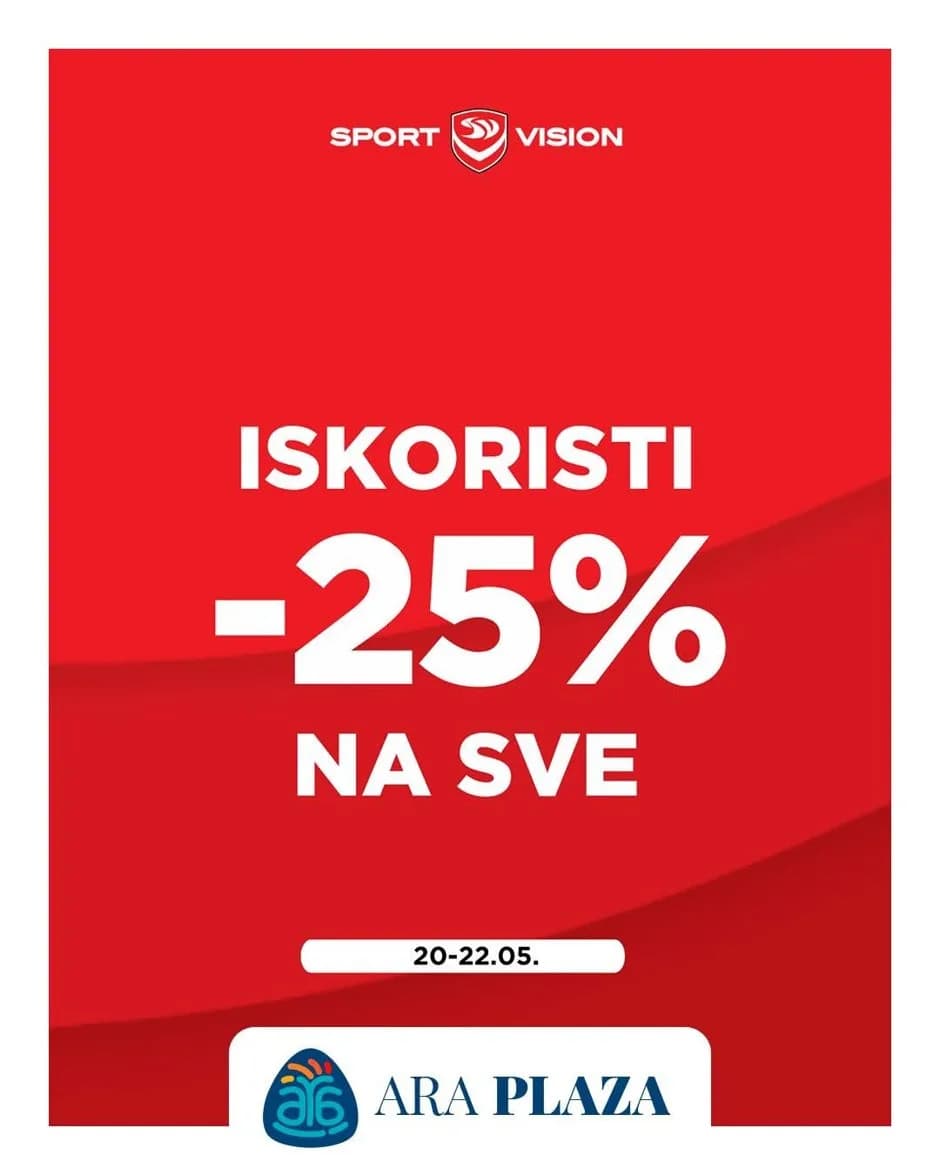 Vreme je za šoping u sport vision-u