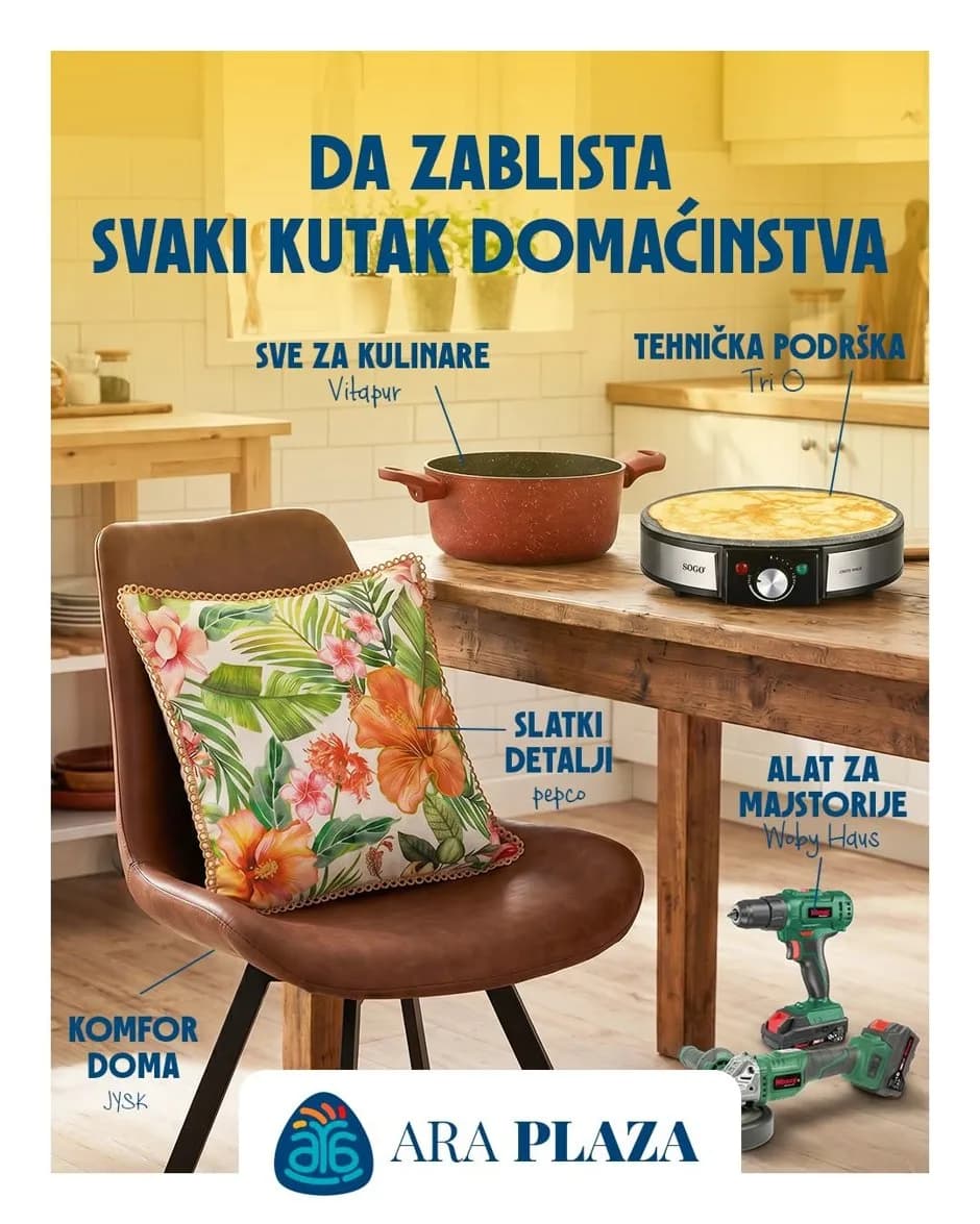 Hajde zajedno da opremimo vaše domaćinstvo