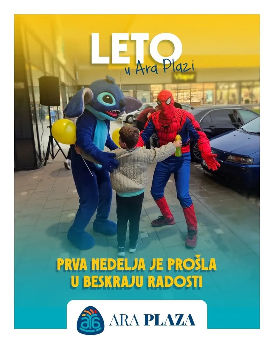 LETO U ARA PLAZI je počelo u znaku dečijih osmeha i uživanja za celu porodicu
