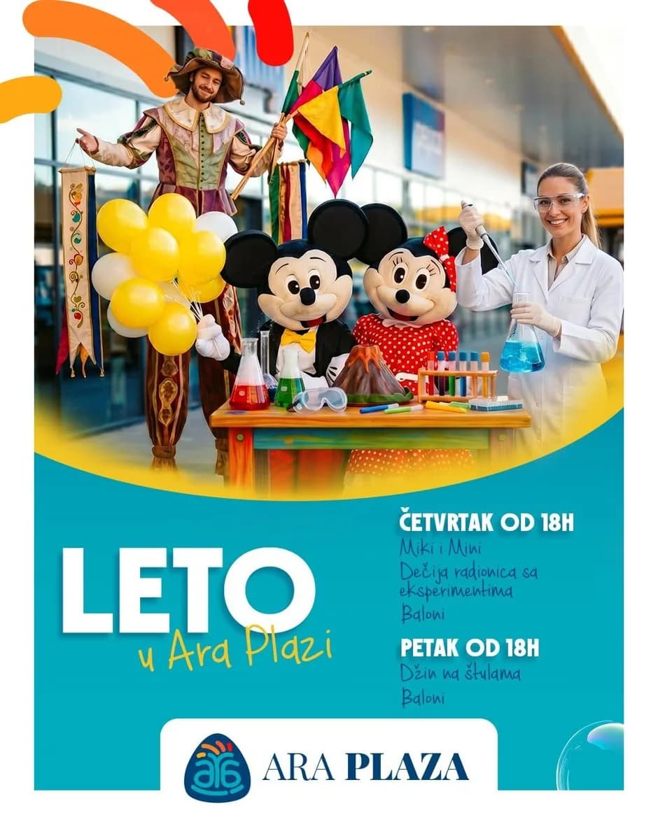 Ove nedelje LETO u Ara Plazi vam donosi nešto drugačije