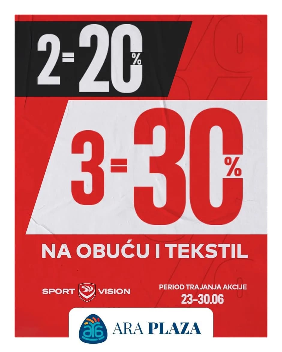 U Sport Vision prodavnici traje nedelja dobrih akcija