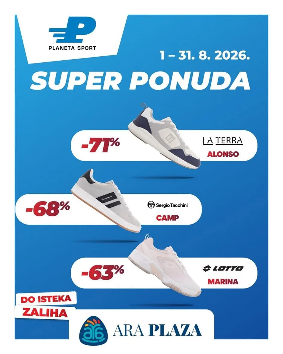 SUPER PONUDA. Novi nivo uštede i top cene najtraženijih komada te čekaju u Planeti…