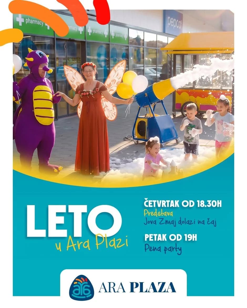 Novi program za LETO u Ara Plazi je tu
