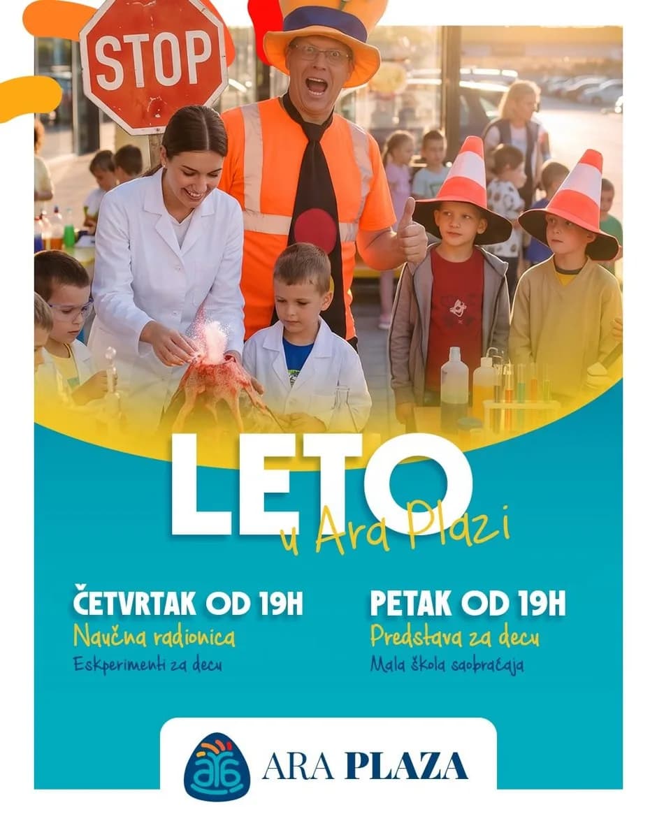 LETO u Ara Plazi ove nedelje okuplja Malce Radoznalce