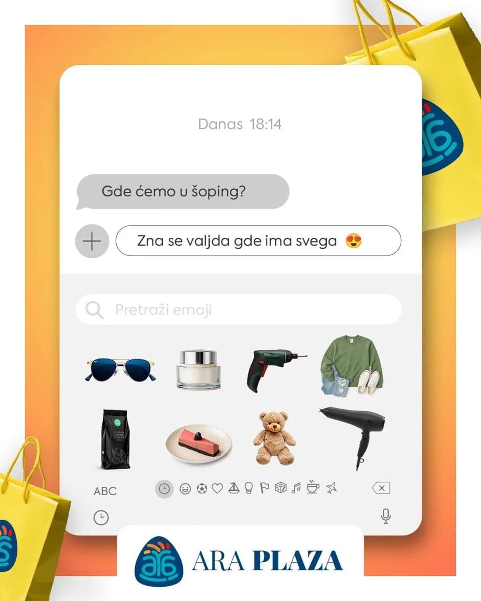 Zna se valjda. U Ara Plaza Retail parku pronađi sve što ti je potrebno