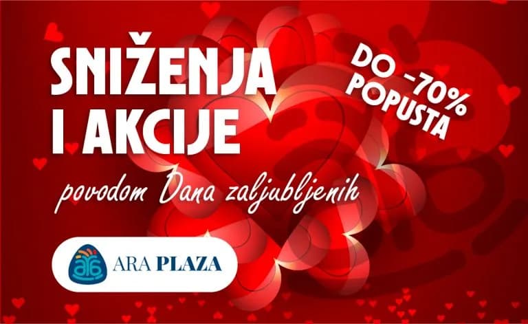 Dan zaljubljenih u Ara Plazi