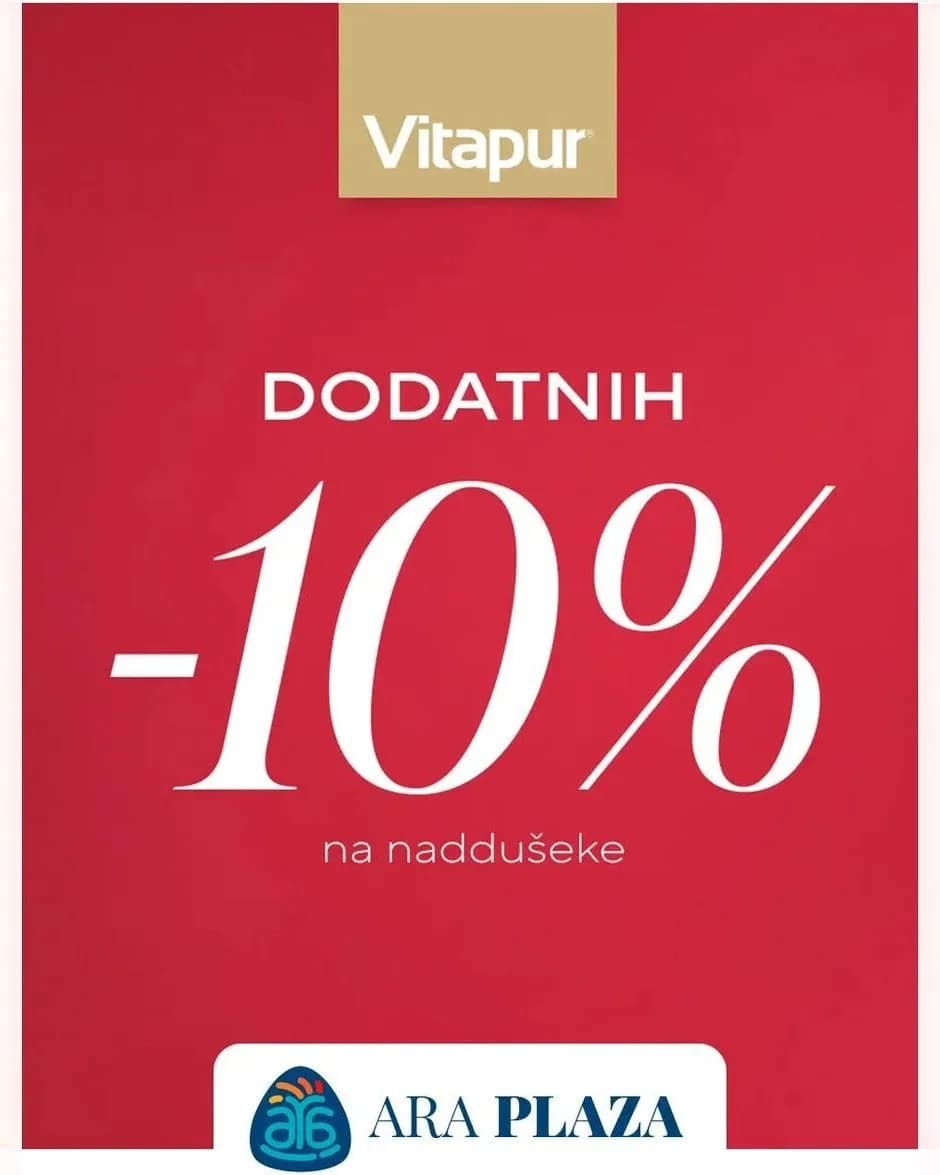 Dodatnih −10% na naddušeke